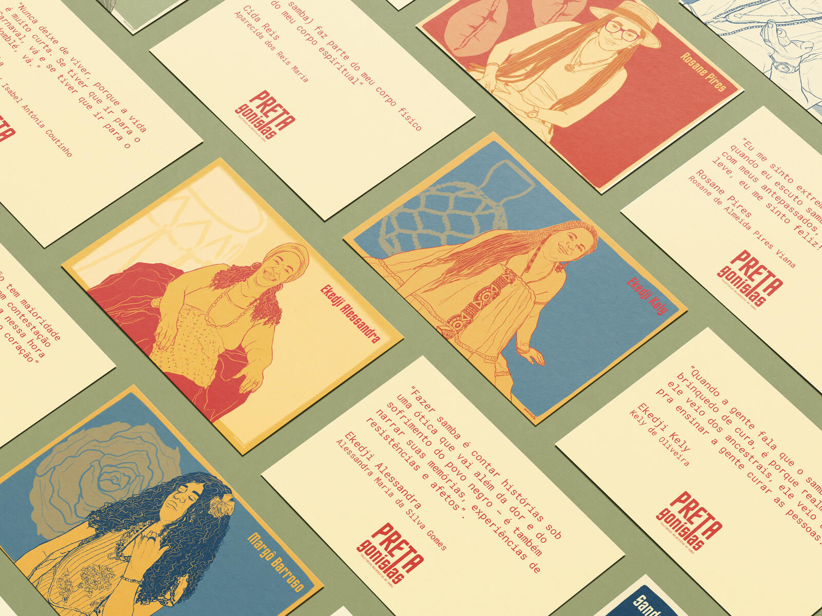 Pretagonistas mockup postais 2